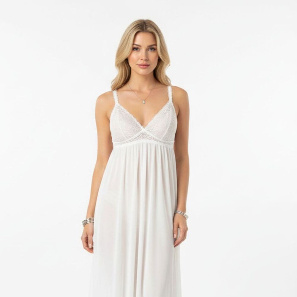 On Gossamer Ivory Contour Cup Sleep Dress 36C